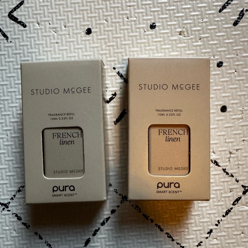 Set of 2 Studio McGee French Linen Fragrance Refill, Pura